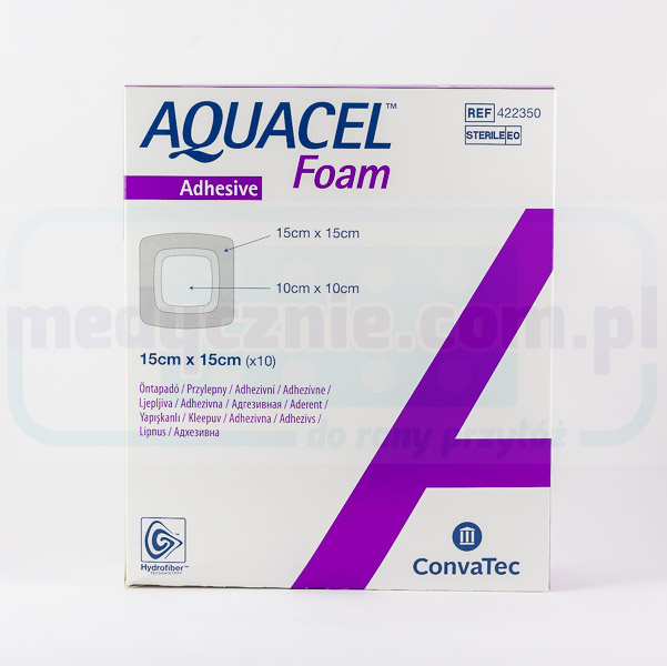 Aquacel Foam Adhesive 15*15см багатошарова пінопластова пов'язка 1шт